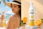 اسپری ضد آفتاب SPF50 روشن‌ کننده پوست ویتامین C سادور SAODER مدل Whitening حجم 150ml - Image 2