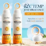 اسپری ضد آفتاب SPF50 روشن‌ کننده پوست ویتامین C سادور SAODER مدل Whitening حجم 150ml - Image 3
