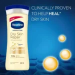 لوسیون بدن وازلین Vaseline حاوی عصاره جودوسر مدل Dry Skin Repair مناسب پوست خیلی خشک حجم 400 میلی - Image 2