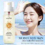 اسپری ضدآفتاب بیرنگ تمدیدی میکاپ SAODER با Spf 50