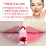 رژ گل دار حرارتی سلطنتی اورجینال Queen Beauty - Image 4