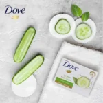 صابون Dove مدلFresh Touch با رایحه خیار و چای سبز90گرمی - Image 2