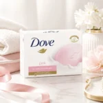 صابون صورتیDove با رایحه گل رز 90گرمی - Image 2