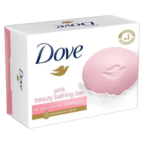 IMG_7601 صابون صورتیDove با رایحه گل رز 90گرمی - Image 1