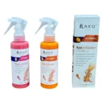 اسپری رفع ترک و پینه پا راکو (RAKO) مدل لایه‌بردار فوری (کف‌سابی خانگی) حجم 150 میل