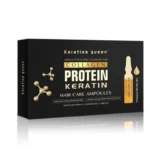 پک ویال 10عددی احیا کننده و تقویت کننده مو کراتین کویین Keratine Queen - Image 4